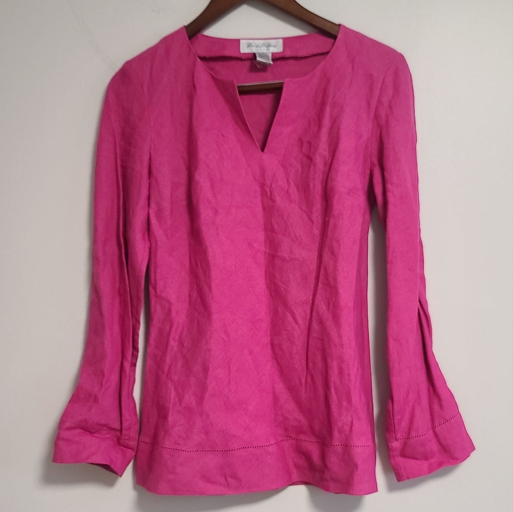 Brooks Brothers Pink Long Sleeve Top